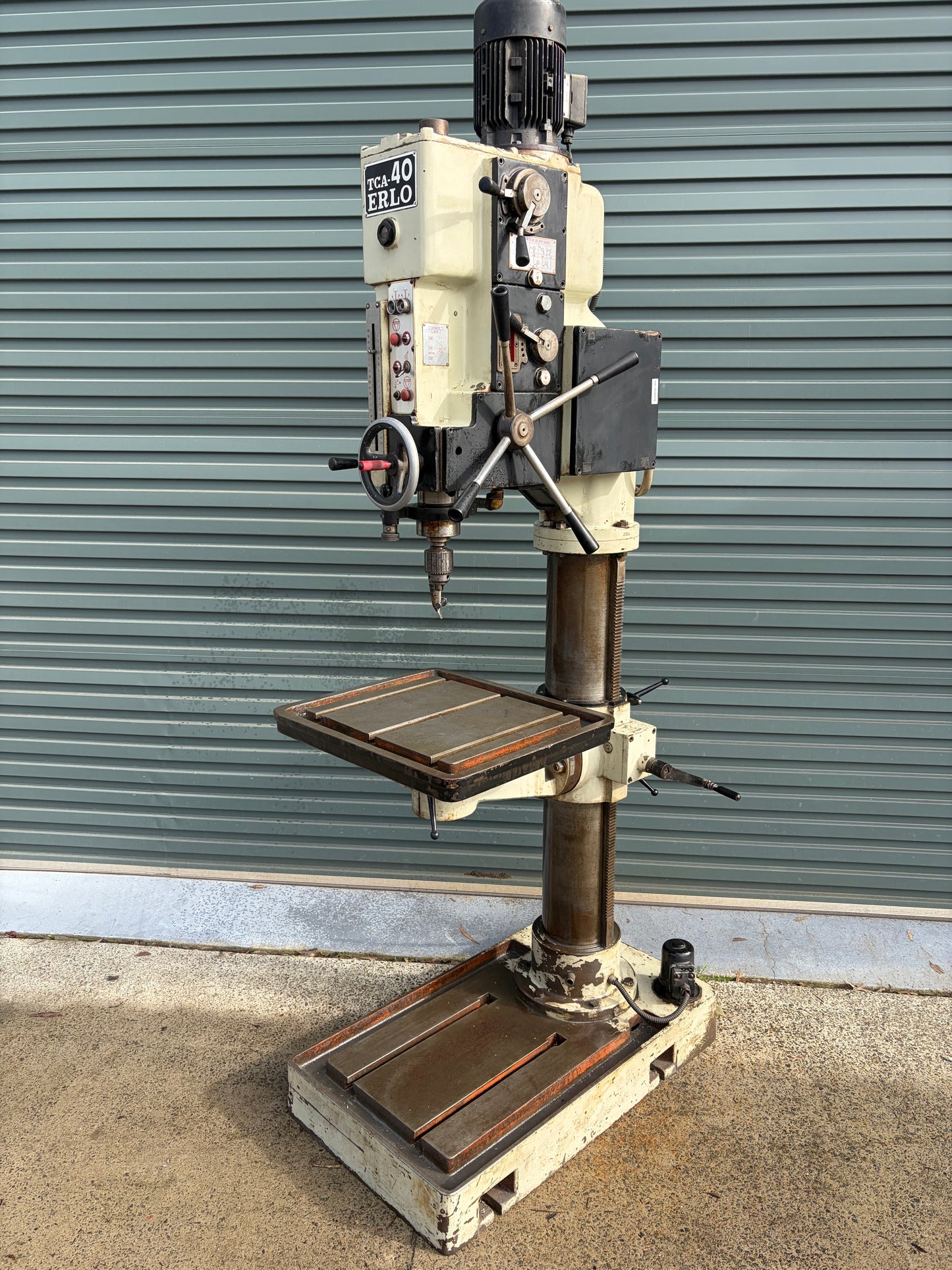 Used ERLO TCA-40 Geared Head Pedestal Drill