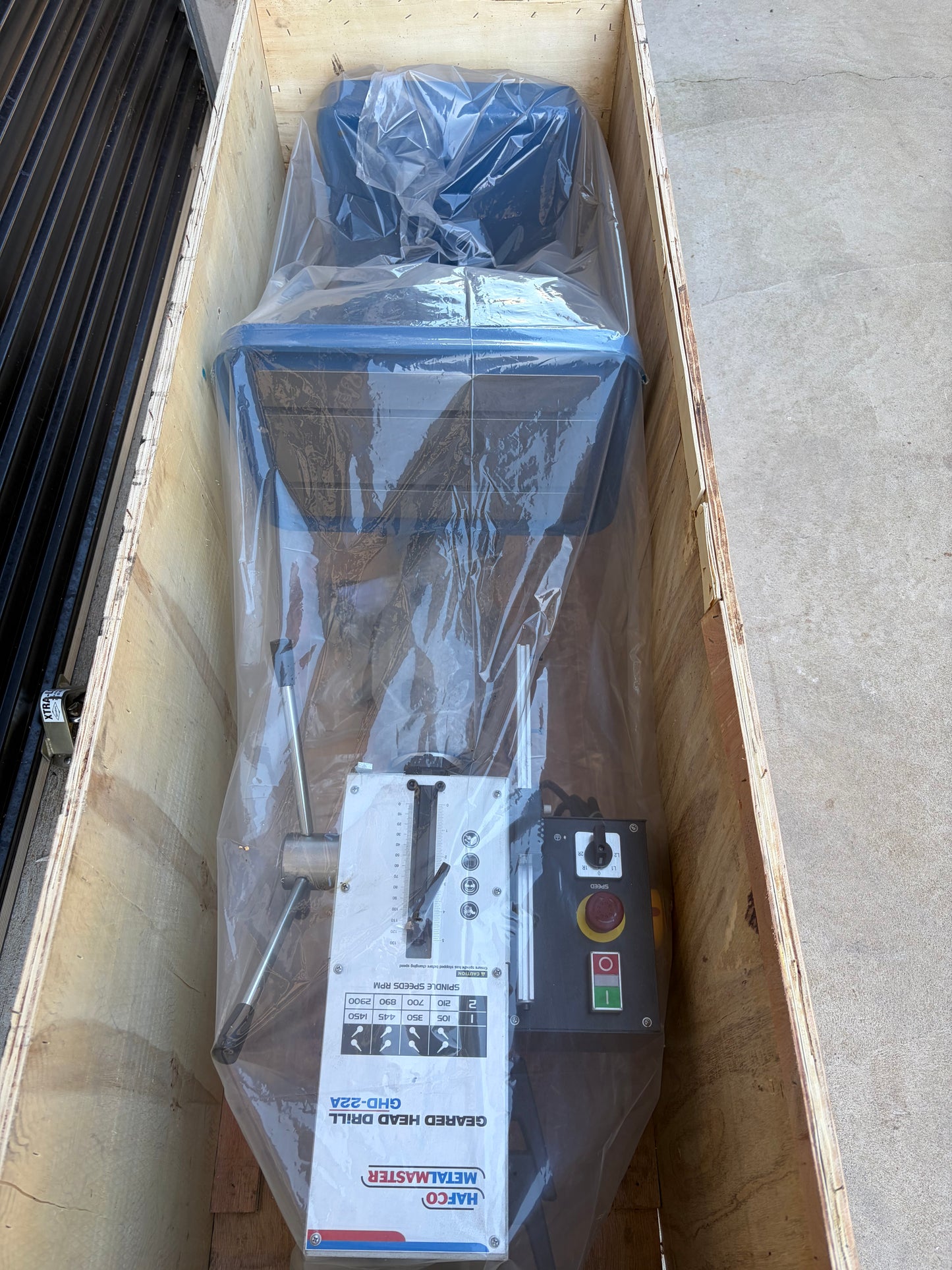 HAFCO GHD-22A Geared Head Pedestal Drill