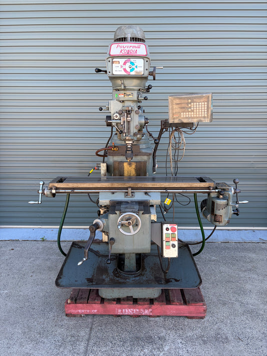 Used Kondia FV-1 Powermill Turret Milling Machine ISO30