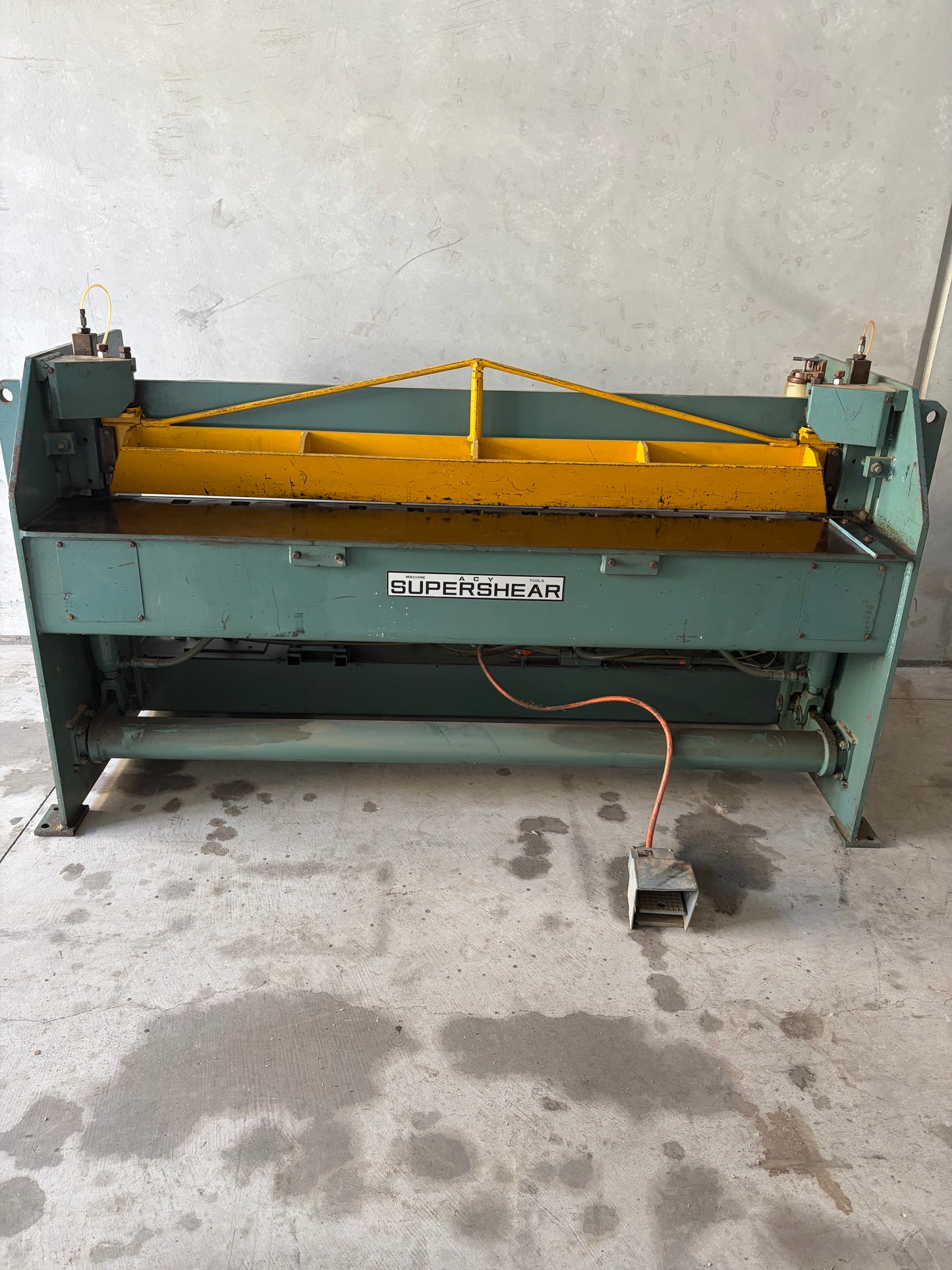 Used ACY Supershear Hydraulic Guillotine