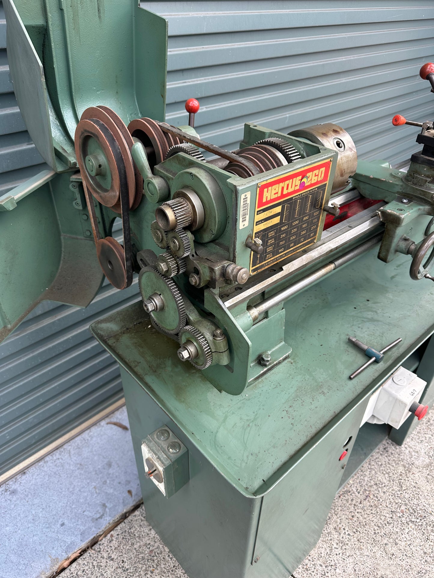 Used HERCUS 260 CTM Centre Lathe
