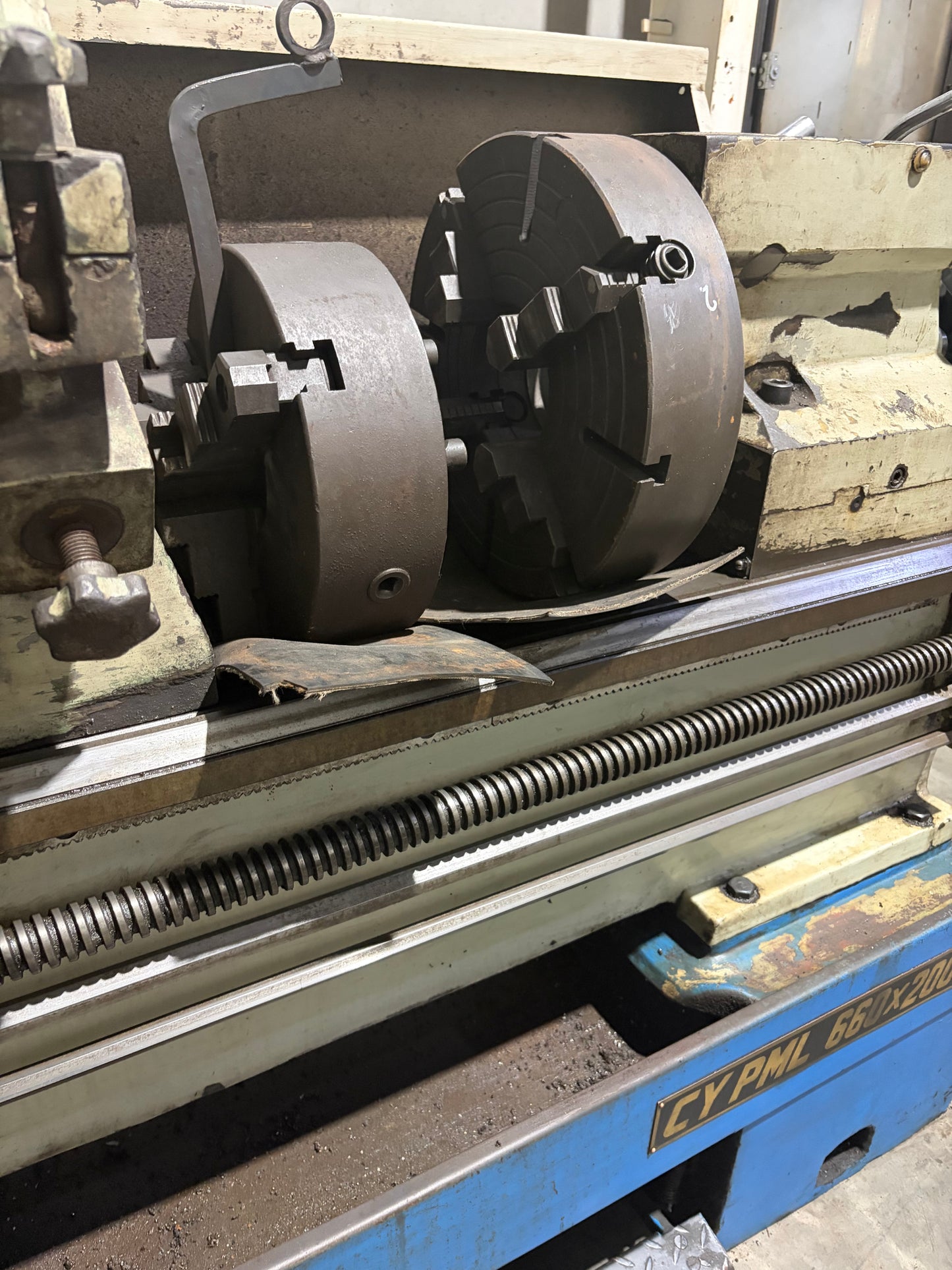 Used Yunnan CY PML 660x2000G Gap Bed Lathe