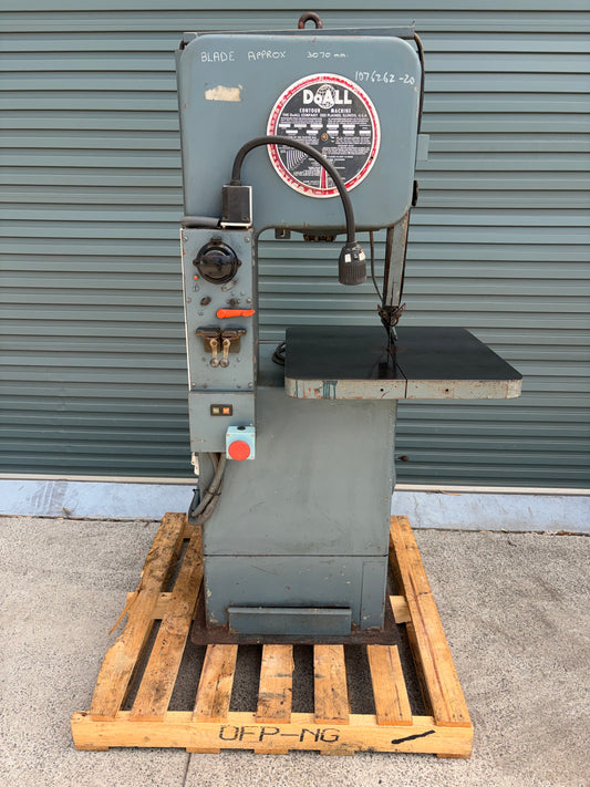 Used DoALL 1612-U Vertical Bandsaw