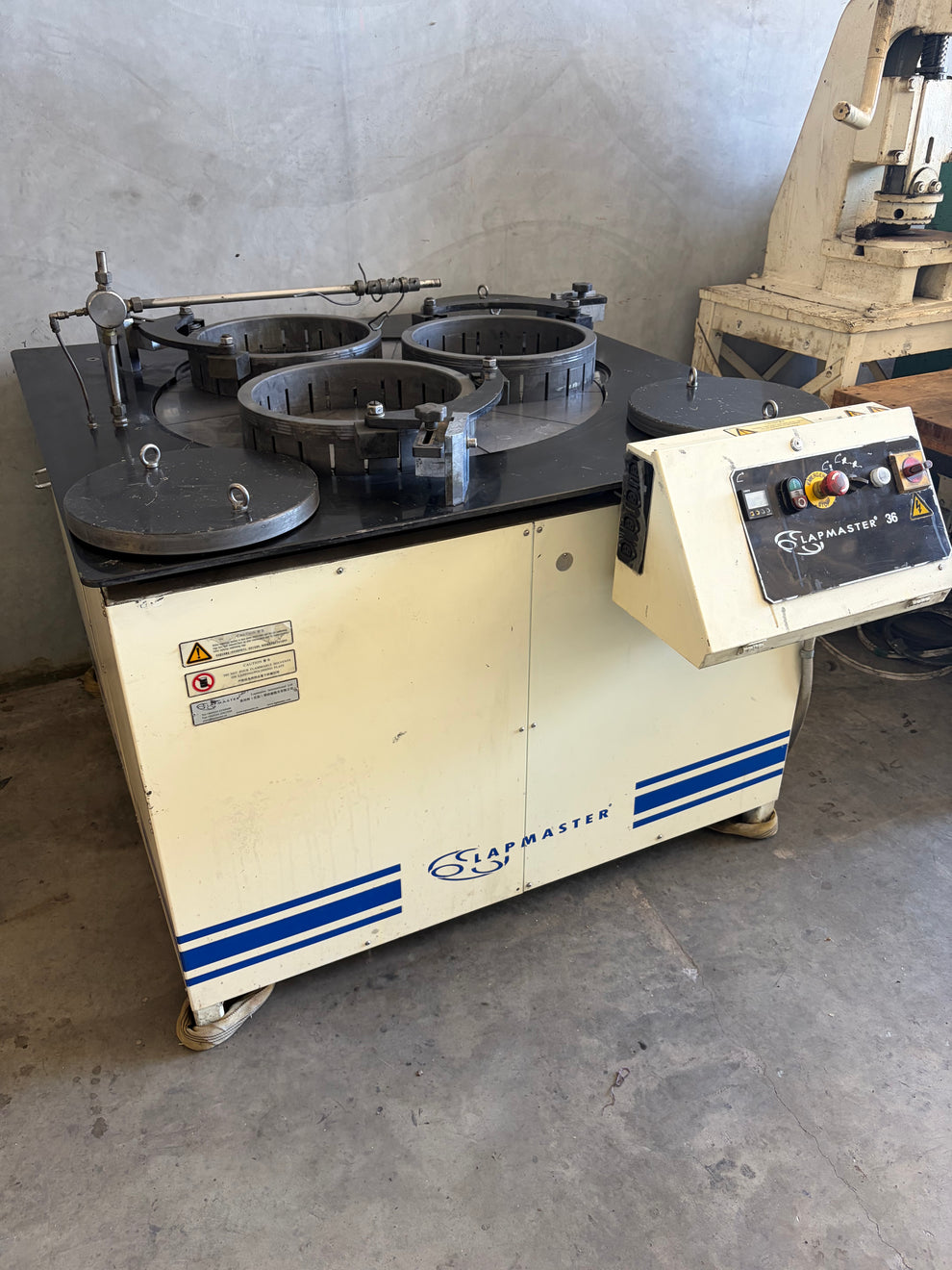 Used Lapmaster Model 36 3-Ring Lapping Machine – Butcher Machines