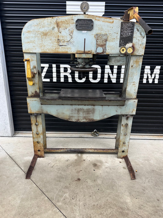 Used 60t Archer Hydraulic Workshop Press #2