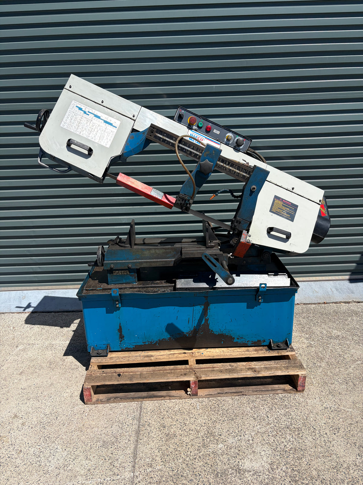 Used HAFCO BS-10L Horizontal Bandsaw